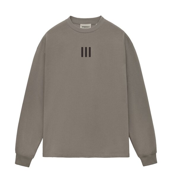 ESSENTIALS Three Stripes Long Sleeve T-Shirt - Picture 1 of 2